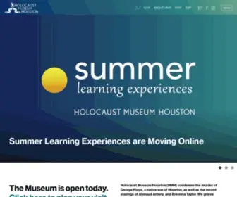 HMH.org(Holocaust Museum Houston) Screenshot