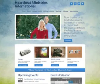 Hmichurch.com(Heartbeat Ministries International) Screenshot