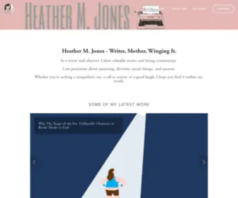 Hmjoneswriter.com(Heather M) Screenshot