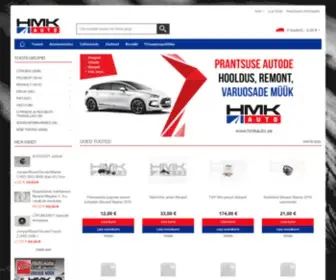 Hmkauto.ee(HMK AUTO: Kõik prantsuse autodele) Screenshot