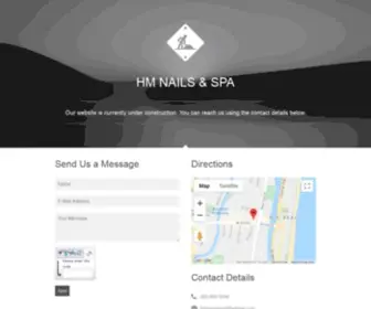 Hmnailsalon.com(HM Nail Salon) Screenshot