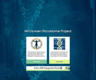 HMpdacc.org(NIH Human Microbiome Project) Screenshot