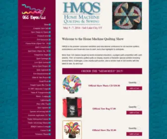 HMQS.org(Home Machine Quilting Show HMQS) Screenshot