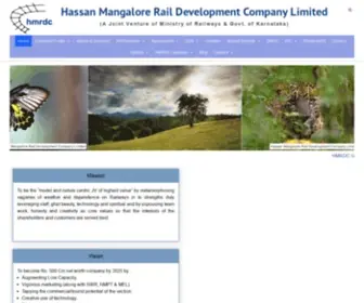 HMRDC.com(Hassan Mangalore Rail Development Company Limited) Screenshot