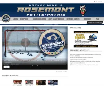 HMRPP.com(Hockey Mineur Rosemont Petite) Screenshot
