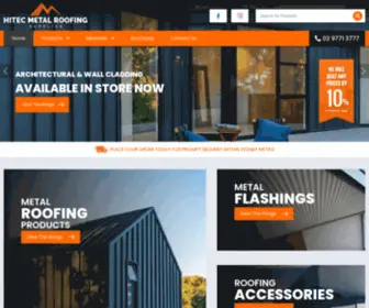 HMrsupplies.com.au(Metal Roofing Supplies Sydney) Screenshot