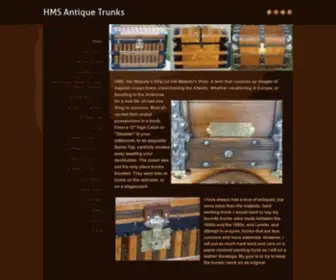 Hmsantiquetrunks.com(HMS Antique Trunks) Screenshot