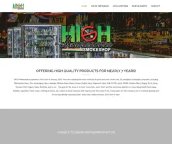 HMsmokeshop.com(Home Page) Screenshot
