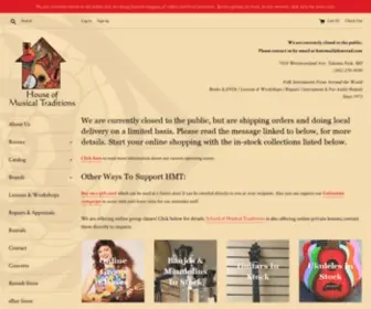 HMtrad.com(House of Musical Traditions) Screenshot