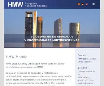 HMW.es(Abogados Asesores Fiscales) Screenshot