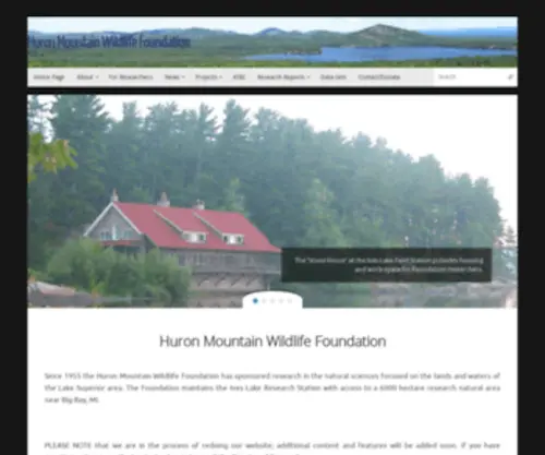 HMWF.org(Sponsoring natural science research at the Ives Lake Field Station in Michigan's Upper Peninsula) Screenshot