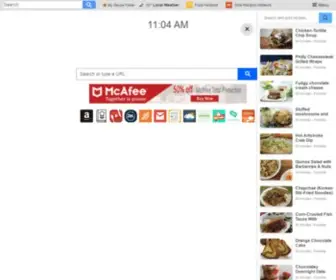 HMyrecipefinder.co(New Tab Search) Screenshot