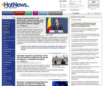 HN.ro(Sectiunea Actualitate din Hotnews.ro) Screenshot