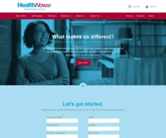 Hnas.com(HealthNow Administrative Services) Screenshot