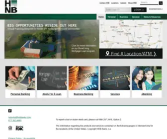 HNbbanks.com(HNB Banks) Screenshot