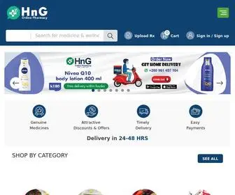 Hngapp.co.zm(HnG Online Pharmacy) Screenshot