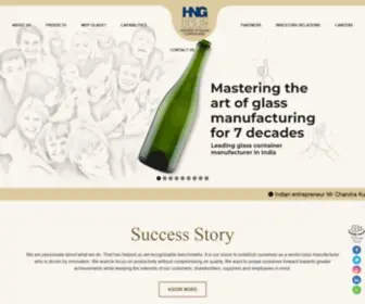 Hngil.com(Hindusthan National Glass & Industries Limited) Screenshot