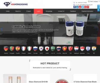 HnhongXiang.com(China Synthetic Diamond Micron Powder) Screenshot