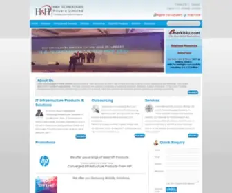 HNhtech.com(HP Partners in Chandigarh) Screenshot