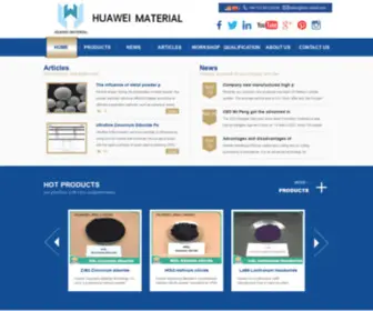 HNJC-Metal.com(Borids and Hunan Huawei Jingcheng Material Technology Co) Screenshot