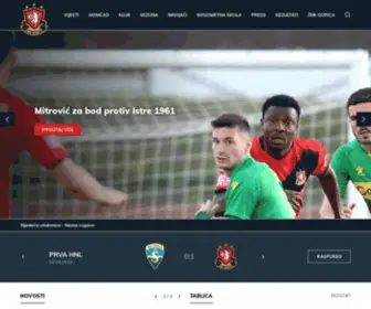 HNK-Gorica.hr(HNK Gorica) Screenshot