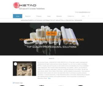 HNKTGM.com(KETAO Advanced Ceramics Manufactory) Screenshot