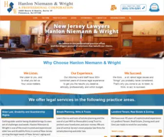 Hnlawfirm.com(New Jersey Lawyers) Screenshot