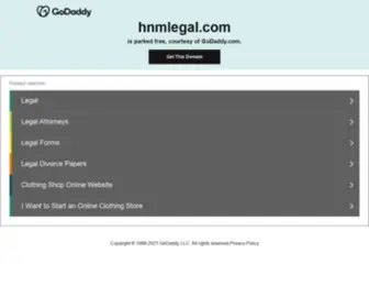 HNmlegal.com(Law Firm Website Design) Screenshot