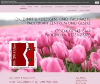 Hno-Dinh.de(DINH & Kollegen) Screenshot