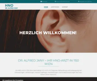 Hno-Jany.at(HNO-Arzt Dr) Screenshot