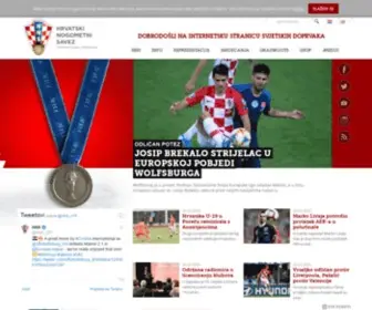 HNS-CFF.hr(Hrvatski nogometni savez) Screenshot