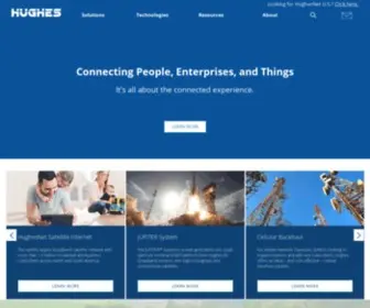 HNS.com(Managed Networks and Satellite Technologies) Screenshot