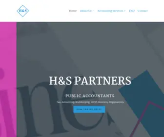 HNspartners.com.au(H & S Partners Public Accountants) Screenshot