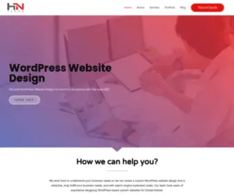 Hntechs.com(WordPress Website Design Services) Screenshot