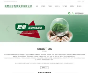 HNXXYMD.com(怀宁县高河镇新星无纺布育苗袋有限公司) Screenshot
