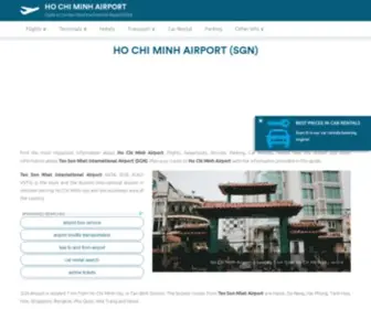 HO-Chi-Minh-Airport.com(Ho Chi Minh Saigon Airport (SGN)) Screenshot