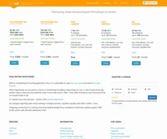 HO.com.ua(VPS õîñòèíã) Screenshot