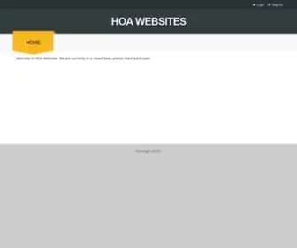 Hoa-Websites.com(Hoa Websites HOA Website) Screenshot