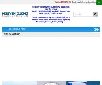 Hoachatnguyenduong.com(HÓA) Screenshot