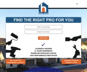 Hoa.com(Home Owners Alliance) Screenshot