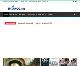 Hoahoc.org(Dạy Và Học Hoá Học Online) Screenshot