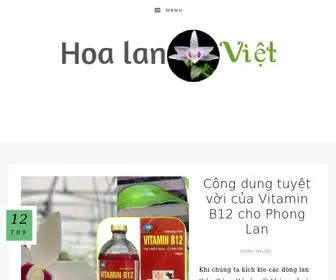 Hoalanviet.net(Cách Chăm Sóc Các Loại Hoa Lan Rừng) Screenshot