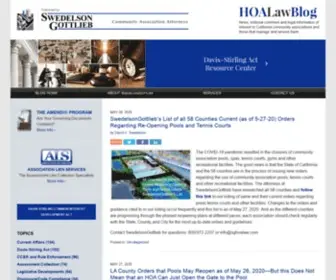 Hoalawblog.com(Published by California Community Association Attorneys) Screenshot