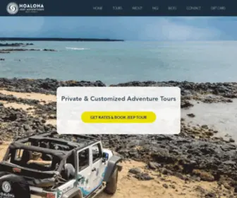 Hoalohajeepadventures.com(Hoalohajeepadventures) Screenshot