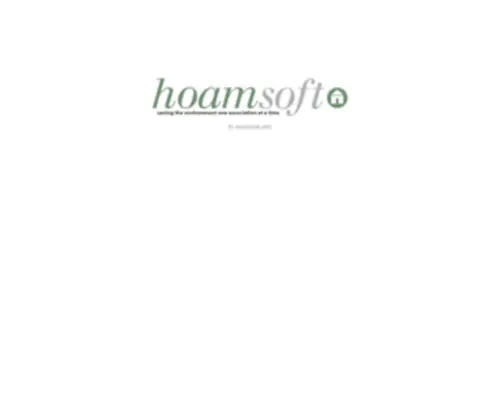 Hoamsoft.com(Home Owner Association Management Software (HOAMSoft)) Screenshot