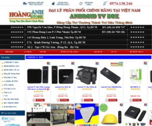 Hoanganhstore.com(Hệ thống bán lẻ thiết bị giải trí số) Screenshot