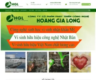 Hoanggialongbiotech.com(Hoàng Gia Long BioTech) Screenshot