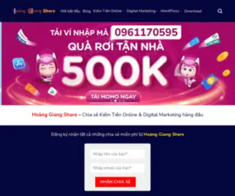 Hoanggiangshare.com(Hoàng Giang Share) Screenshot