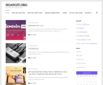 Hoangit.org(Information Technology Solutions) Screenshot