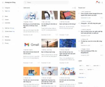 Hoanglam.xyz(HoangLam Blog) Screenshot